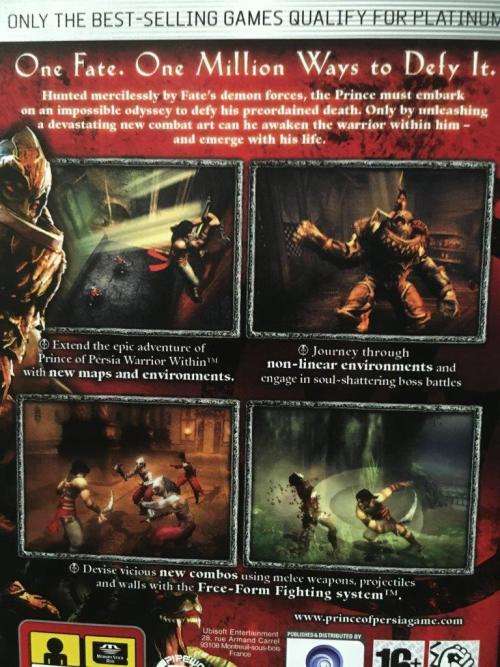 PSP - Prince of Persia Revelations - Platinum