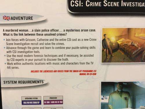 PC - CSI: Crime Scene Investigation