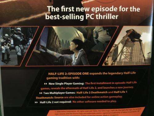 PC - Half - Life 2 Episode One DVD Edition