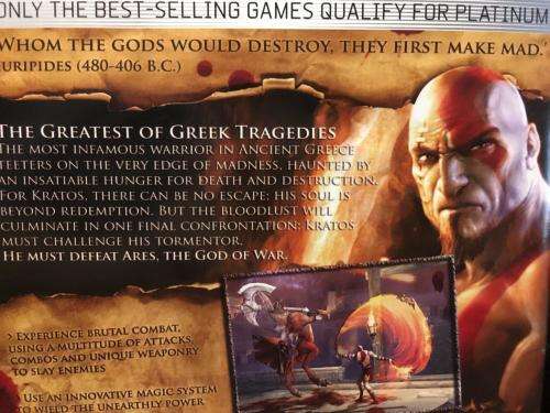 PS2 - God of War - Platinum