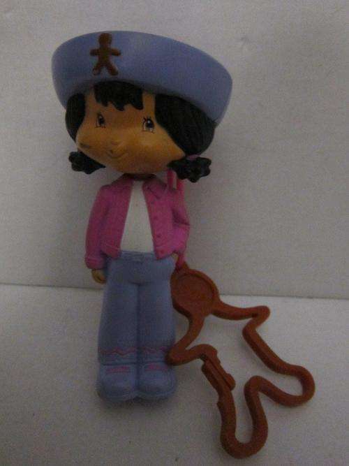 McDonalds - Strawberry Shortcake Black hair clip toy 2005 Hard plastic