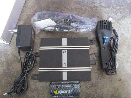Scalextric. Power Base, Psu, 2 x Controllers (sports track)