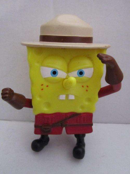 Sponge Bob Canadian Bob plastic toy 2005 +- 11cm