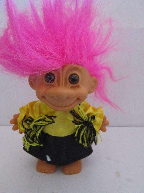 Russ Troll Gold Heidi clothes purple hair +-12.5cm