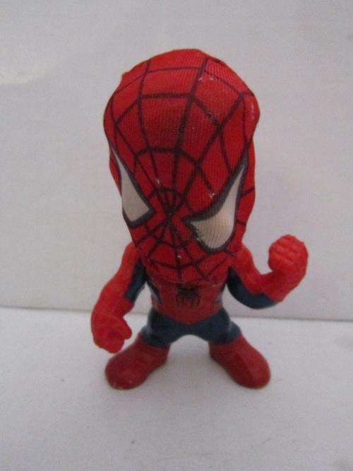 Big Head Spiderman - Articulated By Marvel 2008 9cm removable mask