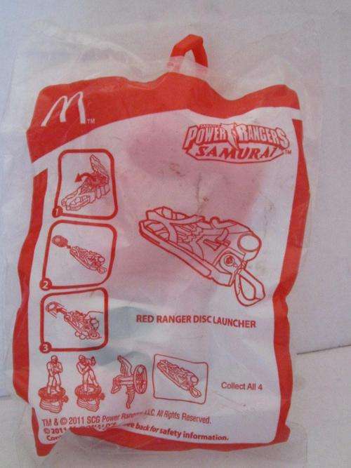 McDonalds -Red Ranger Disc Launcher 2011