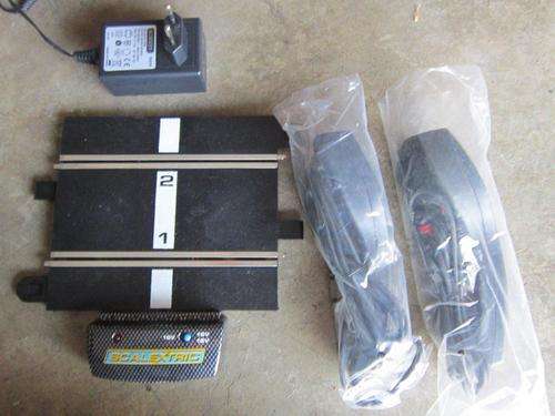 Scalextric Powerbase, PSU and Two Controllers - Sports Track