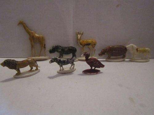 Coca-Cola and Fanta Plastic Animals circa 1961 x8