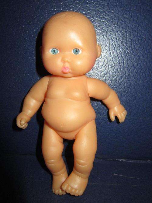 Articulated Rubber baby Boy +-12cm