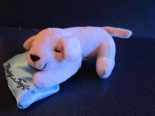 Baby Soft Puppy on a pillow