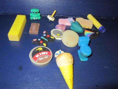Job lot of 16 Unusual Erasers