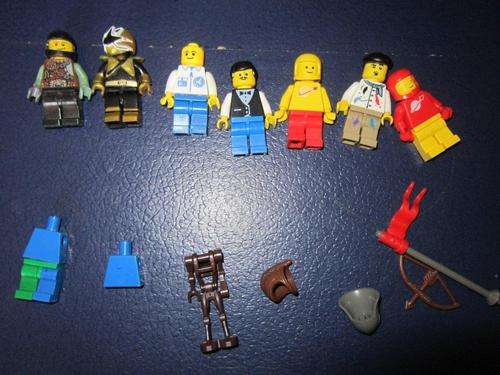 Job lot of Lego Men (7 men + spares)