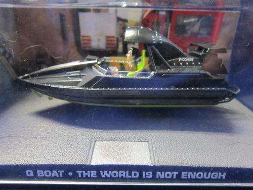 Q Boat  - World is not enough - James Bond Car Collection 1:43 Scale Die Cast