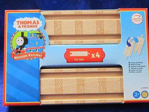 Thomas & Friends -  150mm Straights 4 in a pack - Wooden Railway