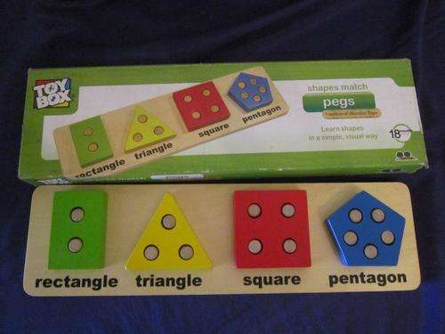 Shapes match circles - Toy box Set 2