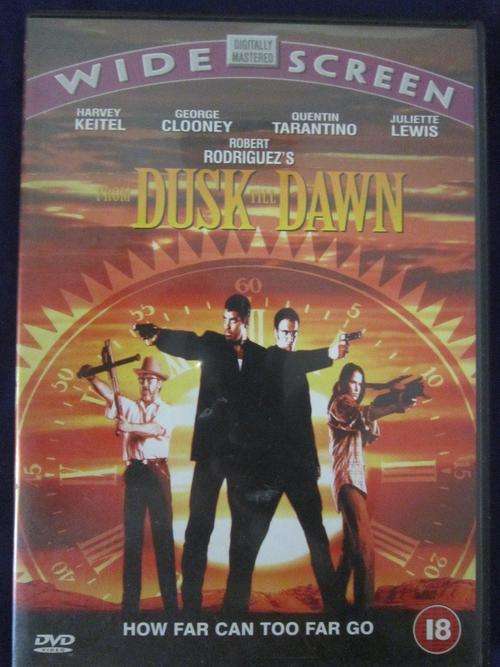DVD - From Dusk till Dawn. Clooney, Kietel,,Tarantino,Lewis
