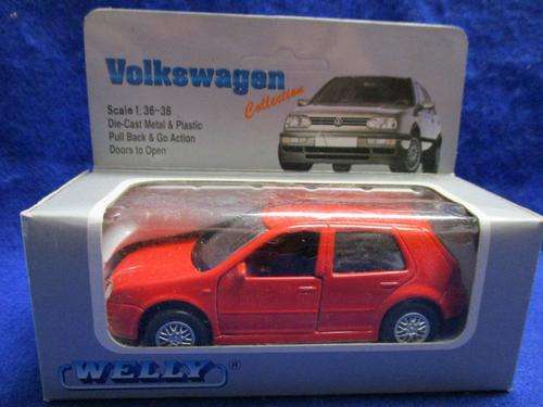 Welly - Volkswagen Collections Golf IV Red - 1:36-38 Scale