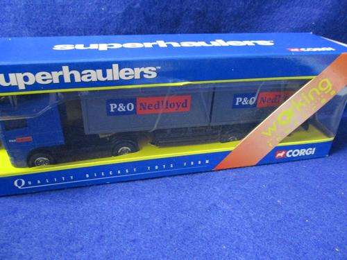 Corgi Super Haulers - Daf 95' Skeletal Trailer - P&O Nedloyd