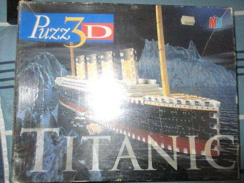 3D - Titanic Puzzle - Milton Bradley