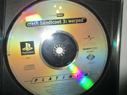 Crash bandicoot 3:Warped - Playstation 1 (PSone) PS1 (pal disc)