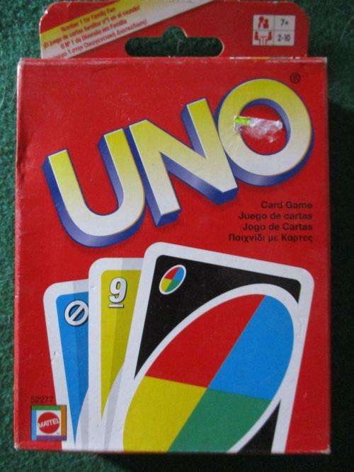 Uno Playing Cards - Mattel 2003