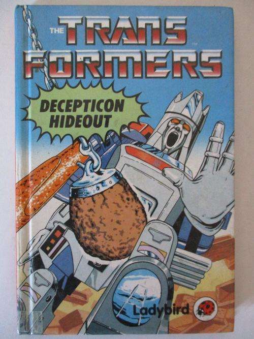 The Transformers Deception Hideout 1987 - First Edition - Hard Cover Ladybird