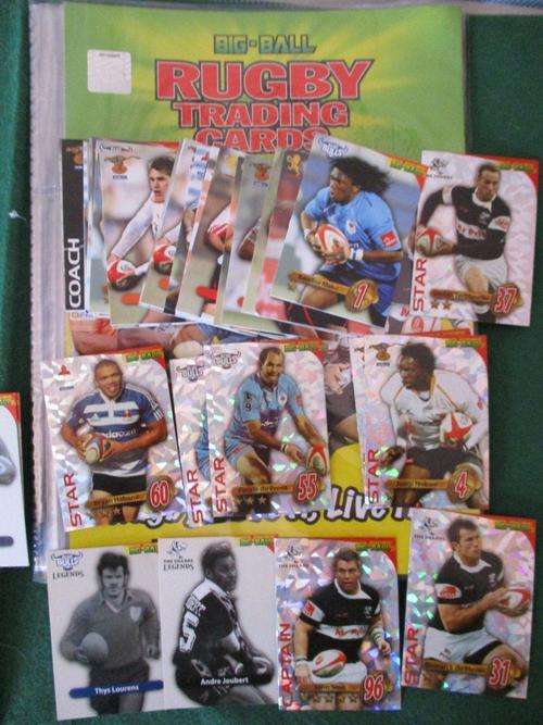 Job Lot: 2010 Big Ball Trading cards (42 cards base + star players etc)