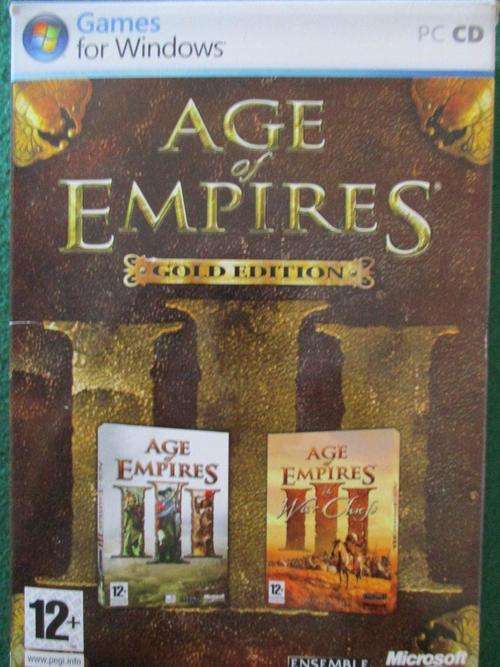 PC - Age of Empires Gold Edition - includes the war chiefs (new )