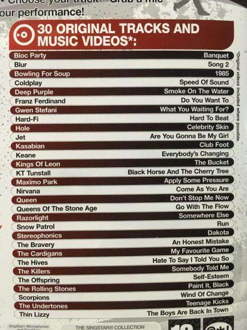 PS2 - Singstar Rocks!