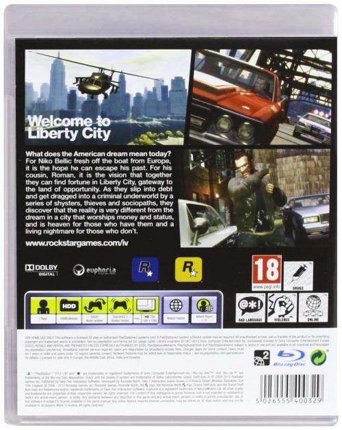 PS3 - Grand Theft Auto IV