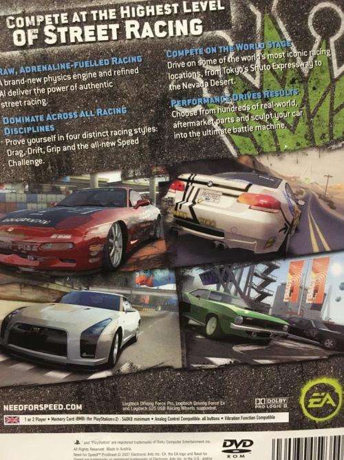 PS2 - Need for Speed - Prostreet