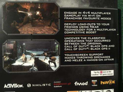 PSVITA - Call of Duty Black OPs Declassified