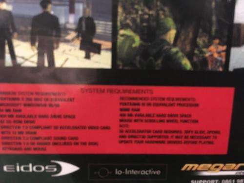 PC - Hitman Codename 47 (New Sealed)