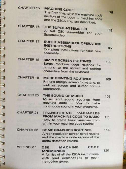 The Magic Of Spectravideo by Bernard L.Burke Soft Cover 160 pages