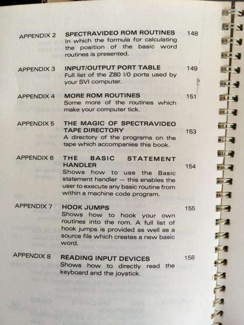 The Magic Of Spectravideo by Bernard L.Burke Soft Cover 160 pages