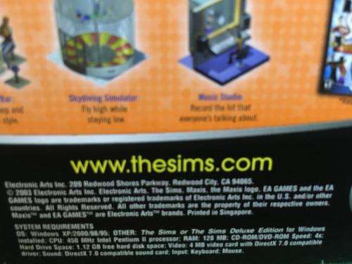 PC - The Sims - Superstar Expansion Pack