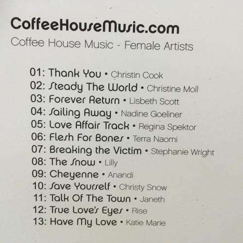CD - Coffee House Music - Female Artists