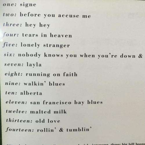 CD - Eric Clapton - Unplugged