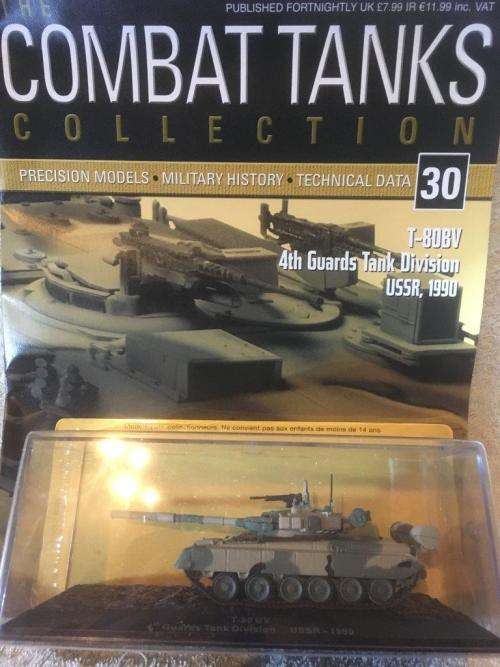 Combat Tanks Collection - T-80BV 4th Guards Tank Div USSR 1990
