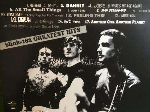 CD - Blink 182 - Greatest Hits