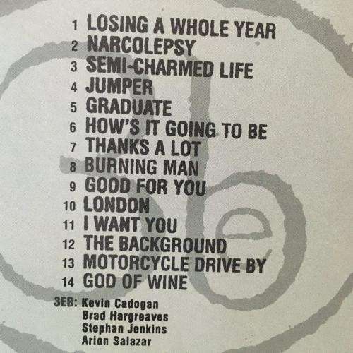 CD - Third Eye Blind - Third Eye Blind