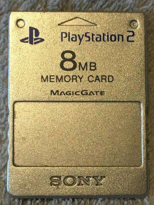 PS2 - Official Sony 8 MB Memory Card Silver