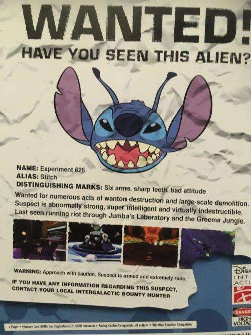 PS2 - Disney`s Stitch: Experiment 626