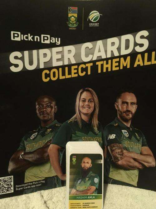 Pick n Pay Super Cards Complete set with Album Cricket World Cup 2019 (As New)