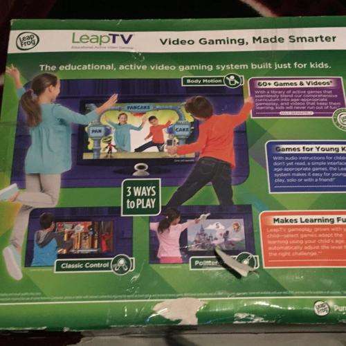 Leap TV Leapfrog Console Gaming Bundle c/w 7 games + additional controller
