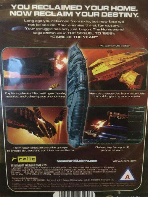 PC - Homeworld 2 - Gold Label (New Sealed)
