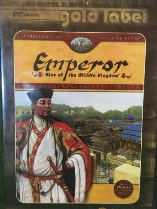 PC - Emperor Rise of the Middle Kingdom - Gold Label (New Sealed)