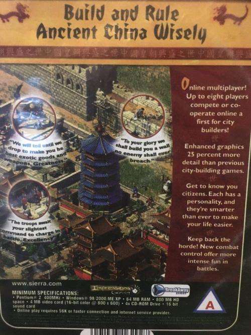 PC - Emperor Rise of the Middle Kingdom - Gold Label (New Sealed)