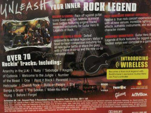 PS3 - Guitar Hero III - Legends Of Rock