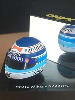 Onyx - HF012 Mika Hakkinen  Replica Helmet - 1:12 Scale